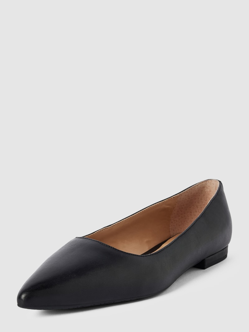Ballerinas in spitz zulaufender Form Modell 'LONDYN' in schwarz