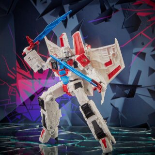 Transformers: Shattered Glass Voyager Class Actionfigur 2021 Starscream 18 cm