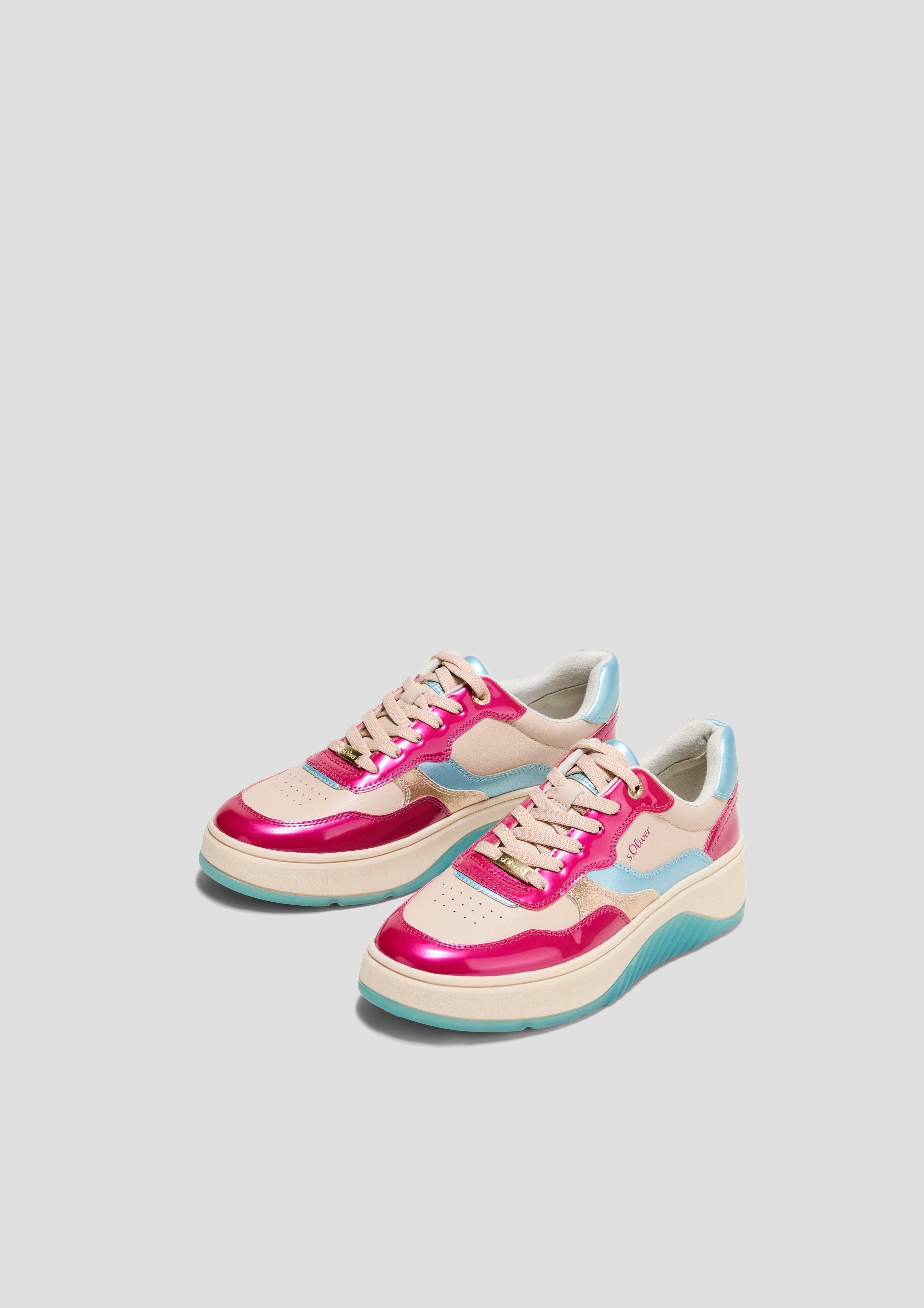 Sneaker mit modischem Clour-Blocking  6008841-532