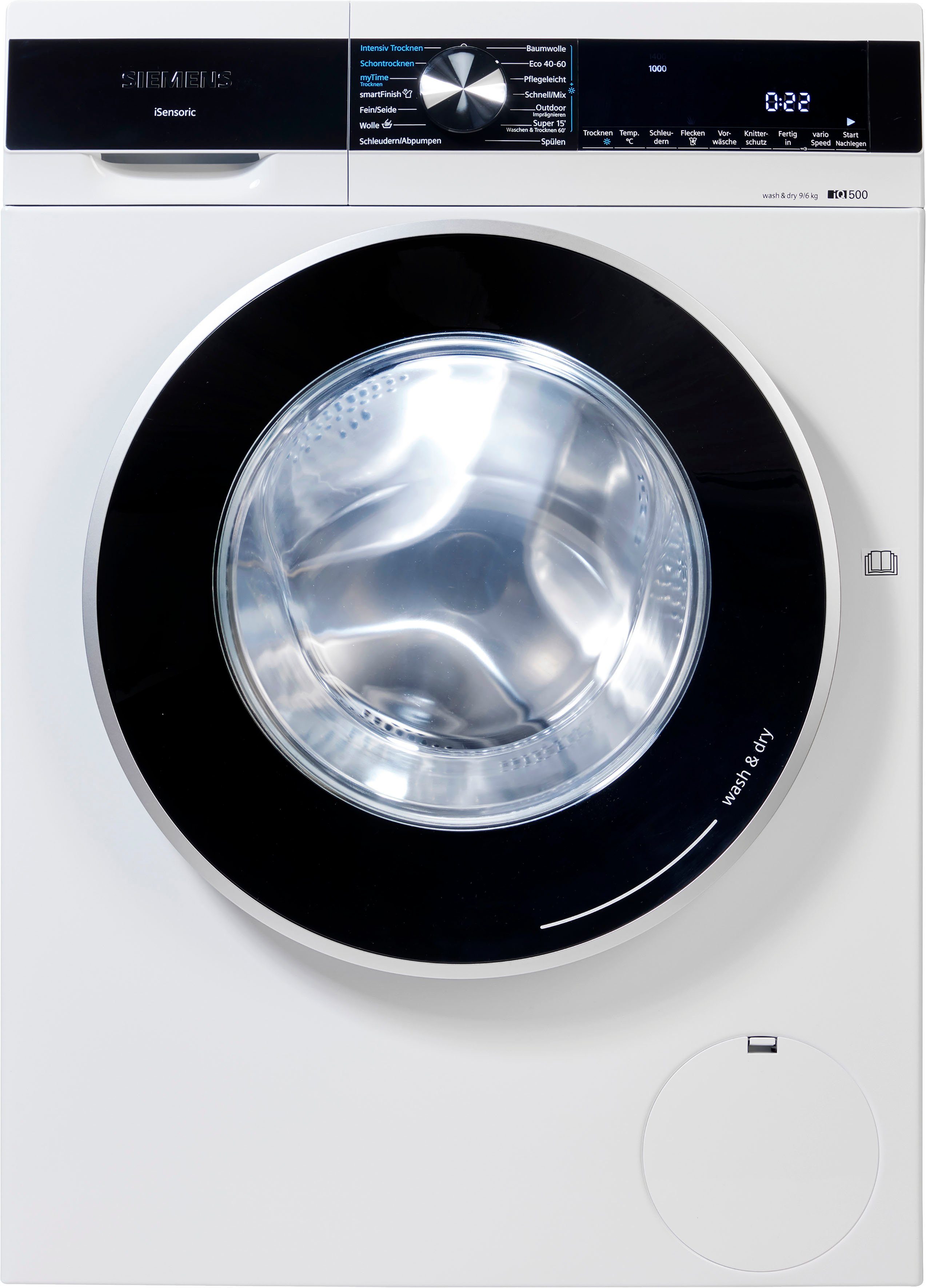SIEMENS Waschtrockner iQ500 WN44G240, 9 kg, 6 kg, 1400 U/min