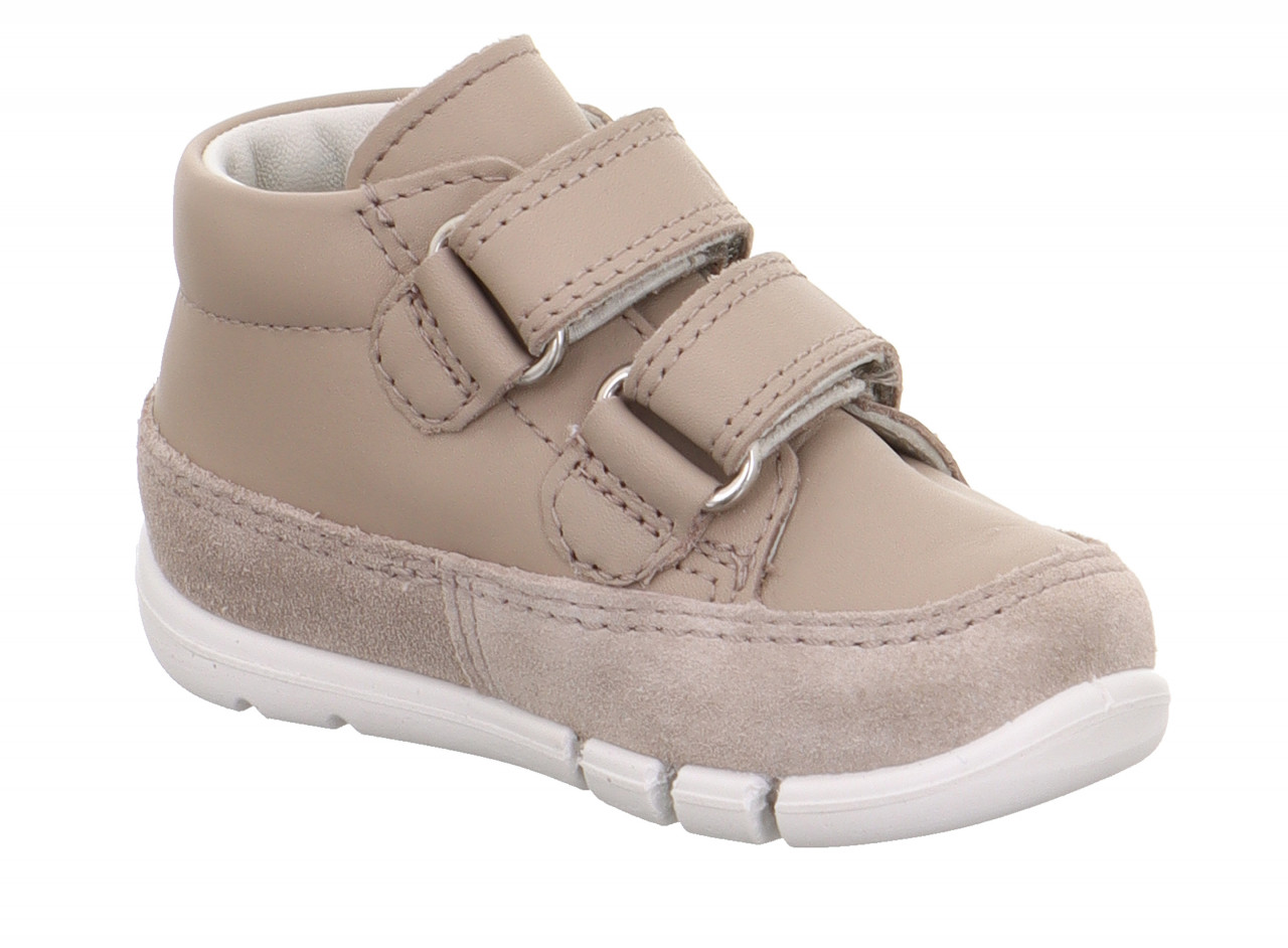 FLEXY - BeigeSneaker low mit Klettverschluss