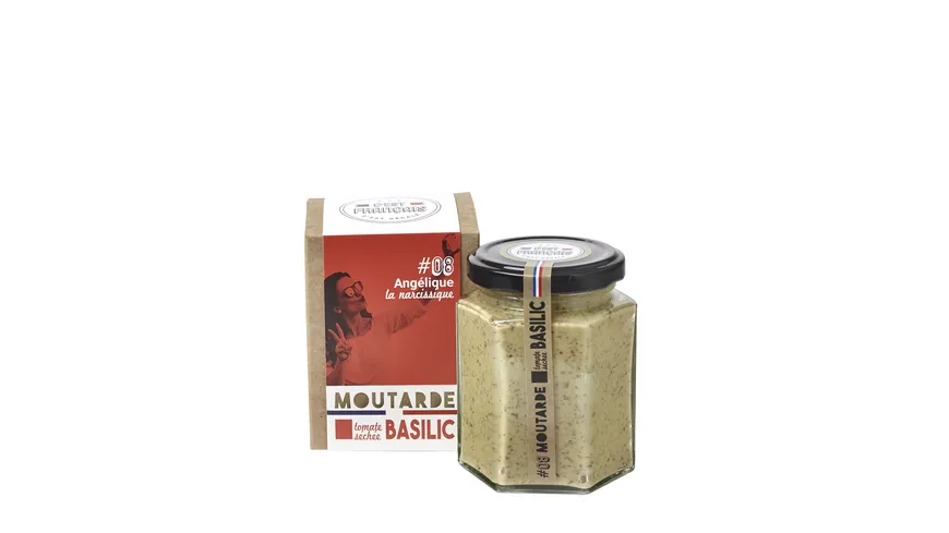 C'est Francais Dijon Senf mit getrockneten Tomaten und Basilikum 180 g