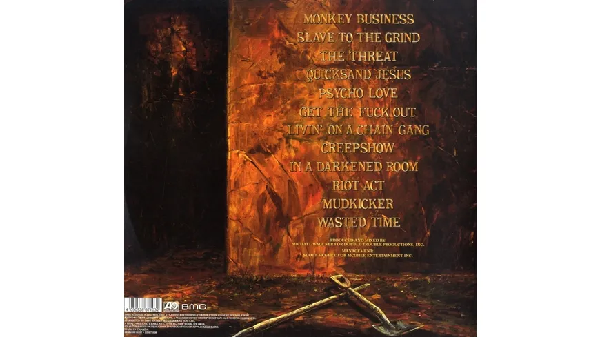 Slave To The Grind Orange&Black Marble Vinyl 180gr