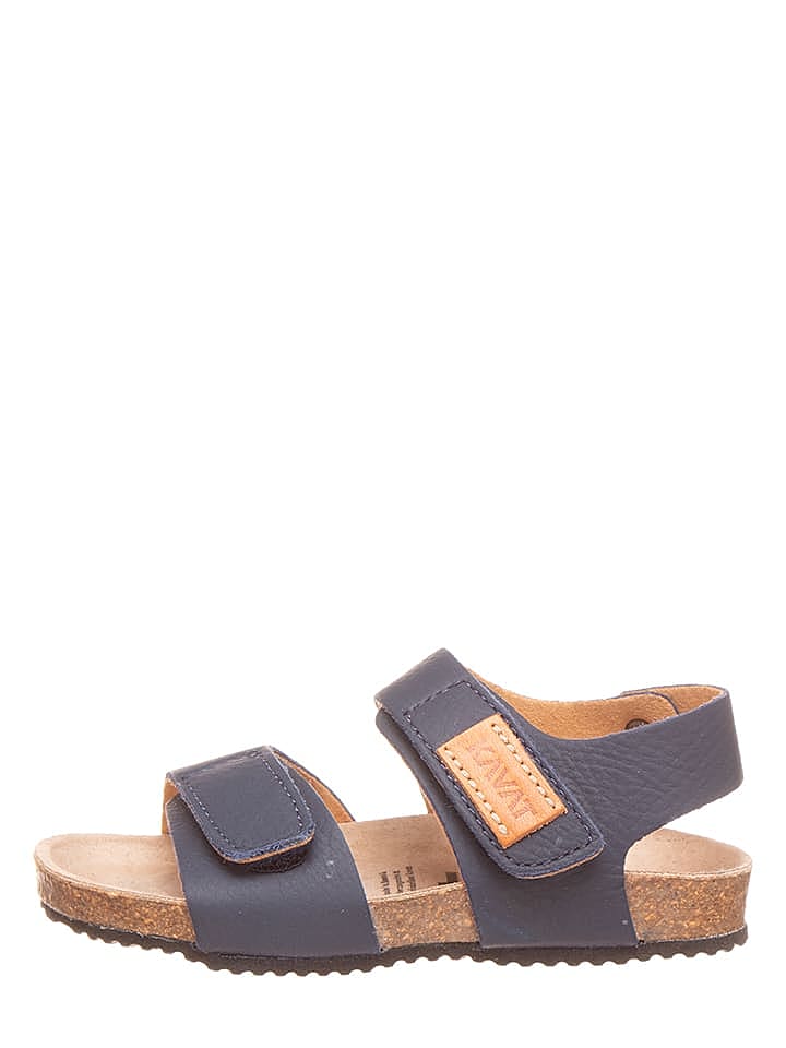 KAVAT Leder-Sandalen in Blau günstig kaufen 25