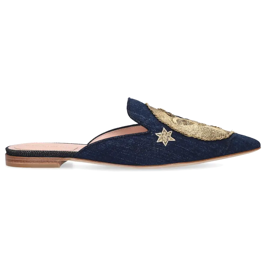 Alberta Ferretti - Pantoletten MIA SUN MOON Denim - blau
