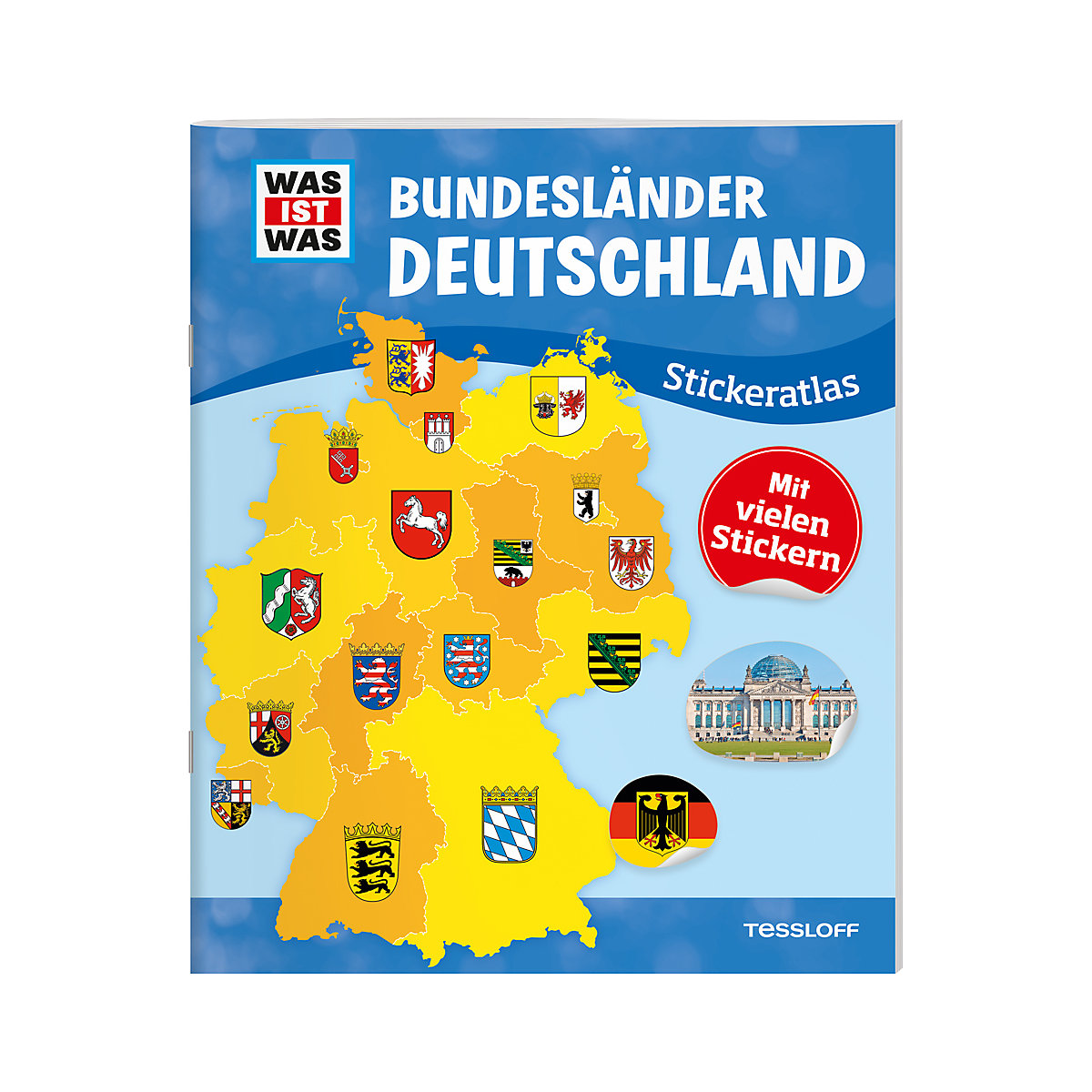 WAS IST WAS: Bundesländer Deutschland, Stickeratlas