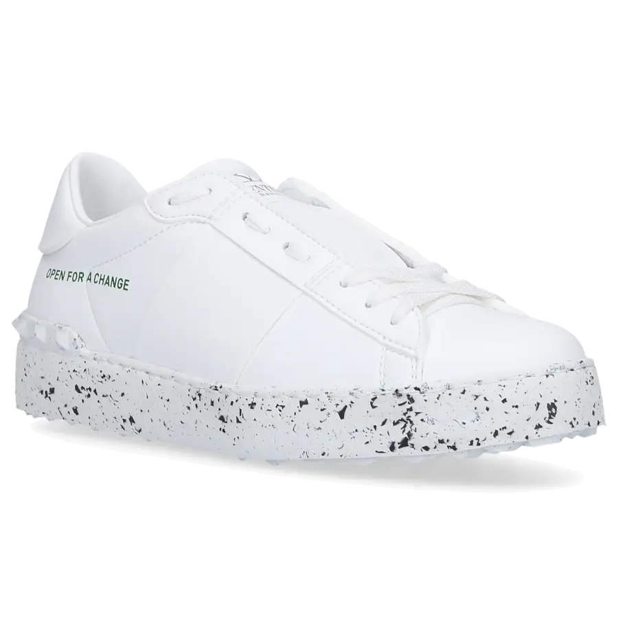 Valentino Garavani - Sneaker low OPEN recyceltes Plastik - weiß
