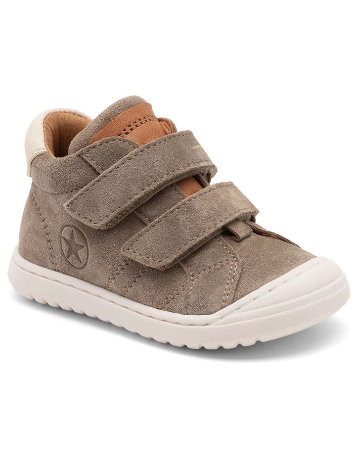 bisgaard Leder-Lauflernschuhe in Khaki günstig kaufen