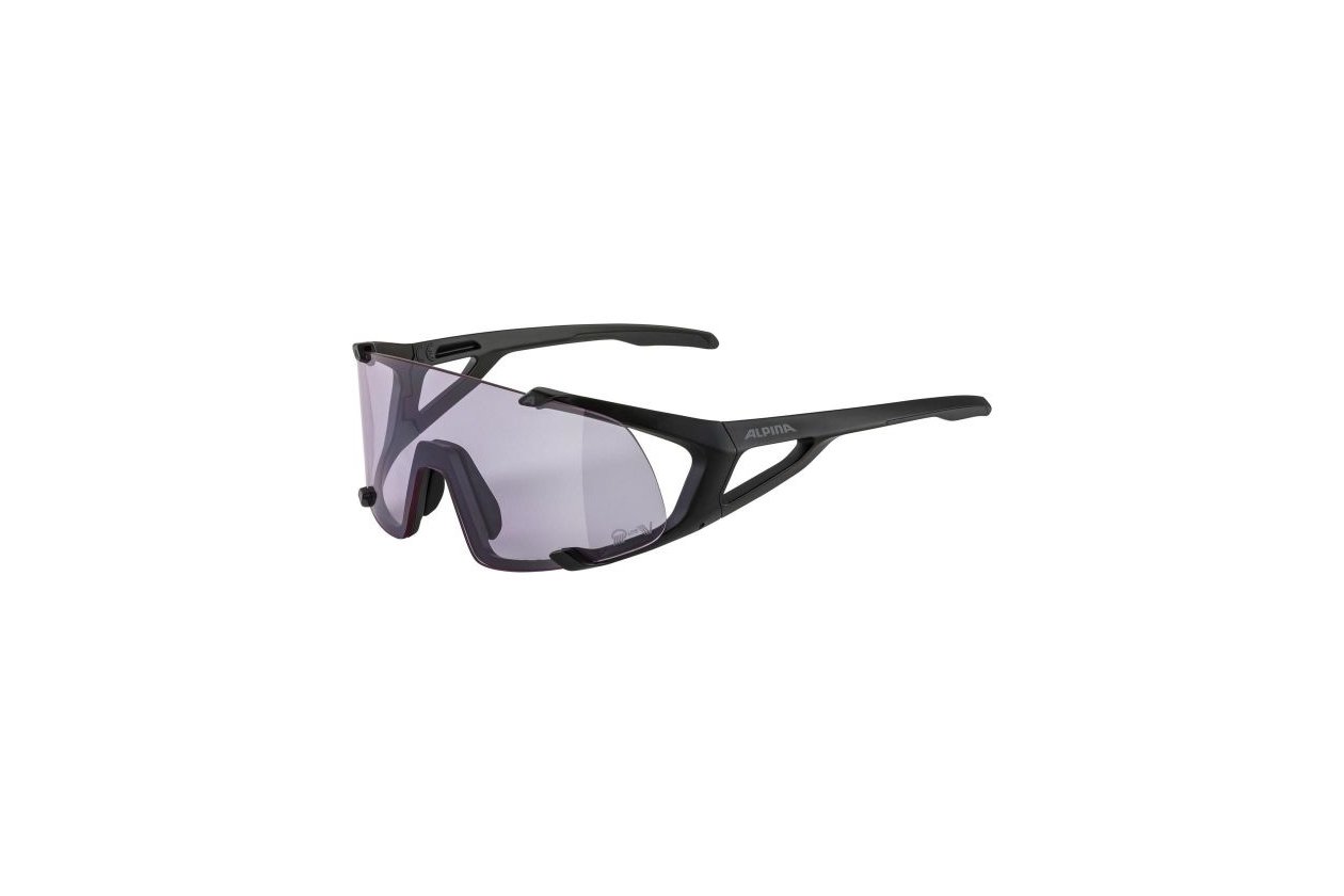 Alpina Hawkeye S Q-Lite V black matt / purple mirror lens