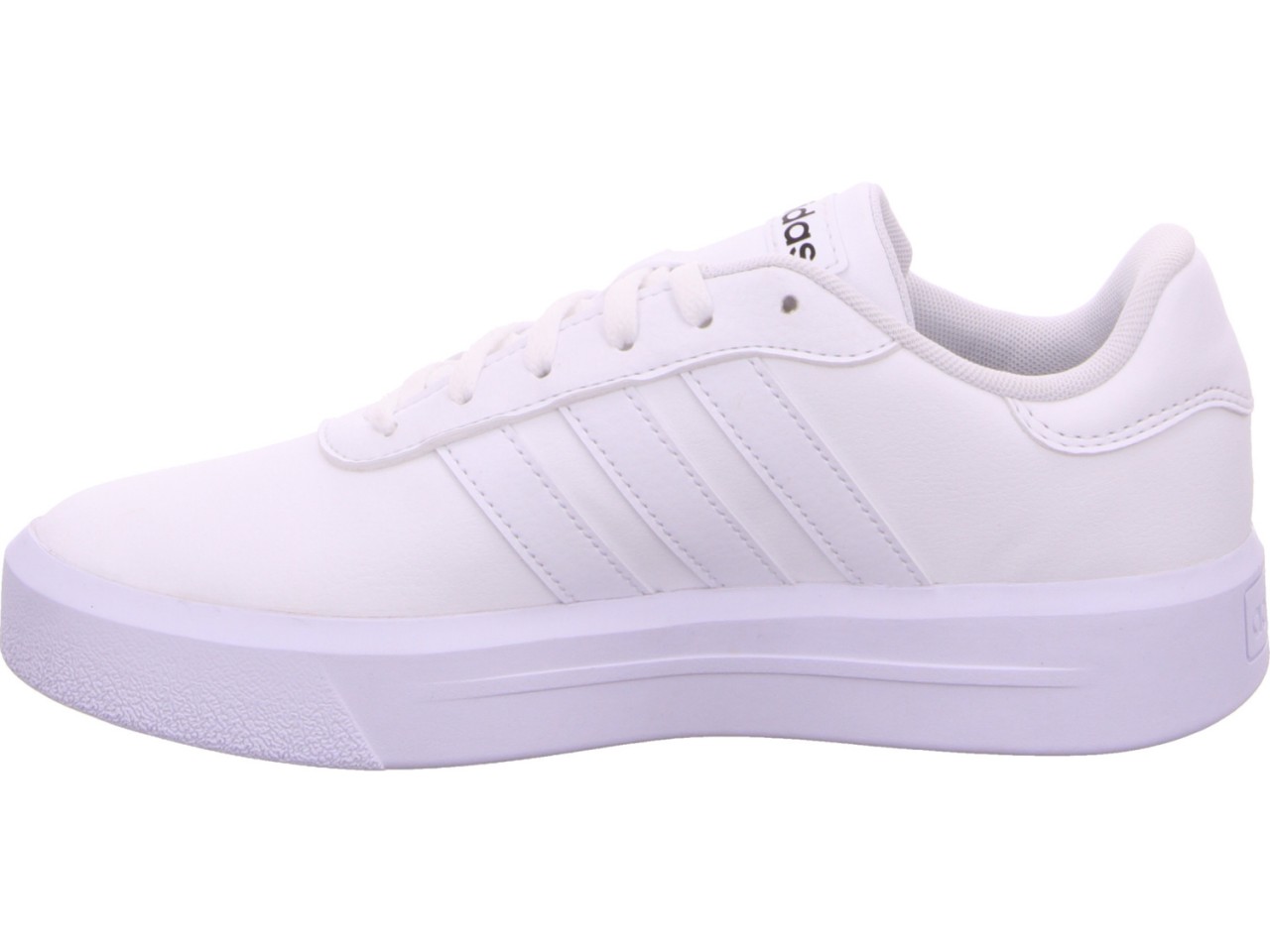 ADIDAS Freizeit Schnürer weiss Court Platform