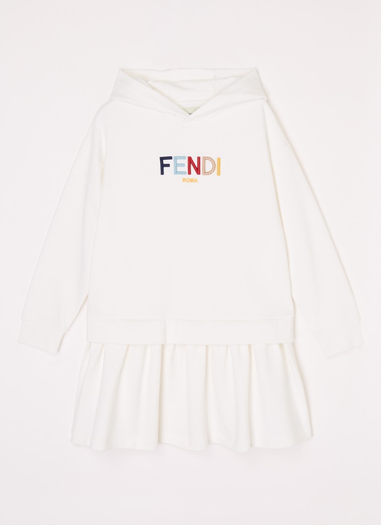Abito maglione Fendi con ricamo del logo