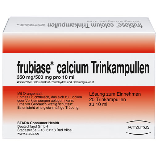 FRUBIASE CALCIUM T Trinkampullen  20 St  Trinkampullen