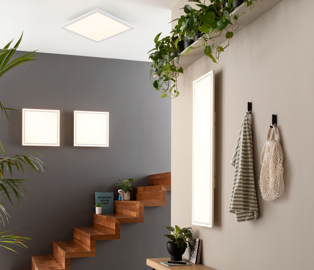 LED Deckenleuchte Edging Weiss 46 x 46 cm
