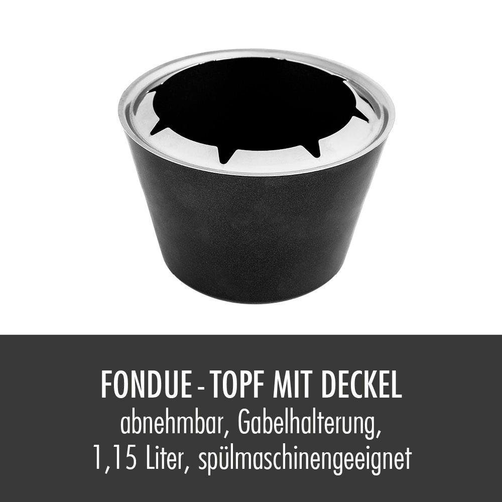 Gastroback Raclette und Fondue-Set 42567 Family and Friends, 8 Raclettepfännchen, 1200 W