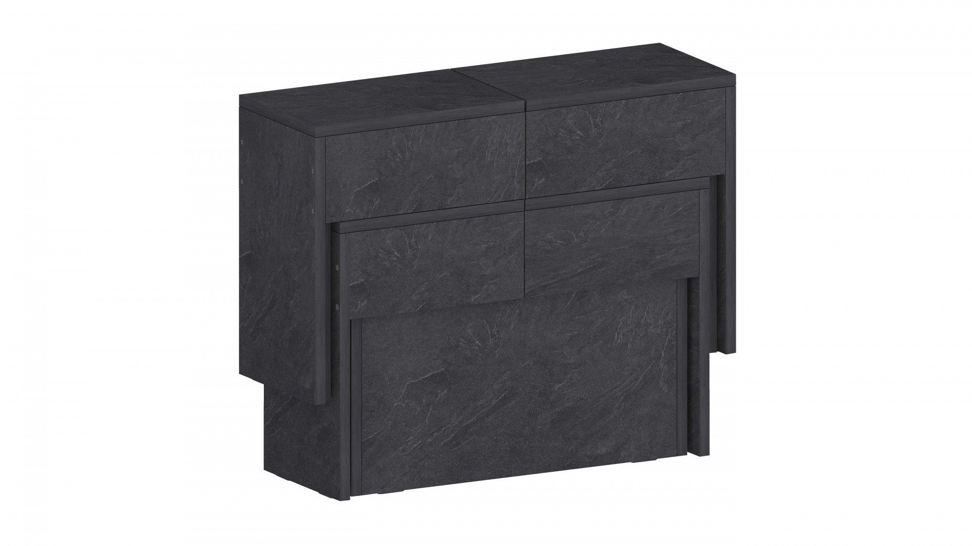 Tecnos Sitzgruppe Praktika, (Spar-Set, 2-tlg., Set beinhaltet 2 Bänke), Je Bank ausziehbar bis 290 cm