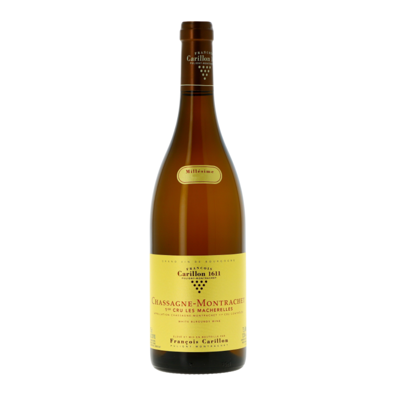 Chassagne-Montrachet 1er Cru Les Macherelles 2021 - Chassagne-Montrachet - Bourgogne - François Carillon (75CL.)