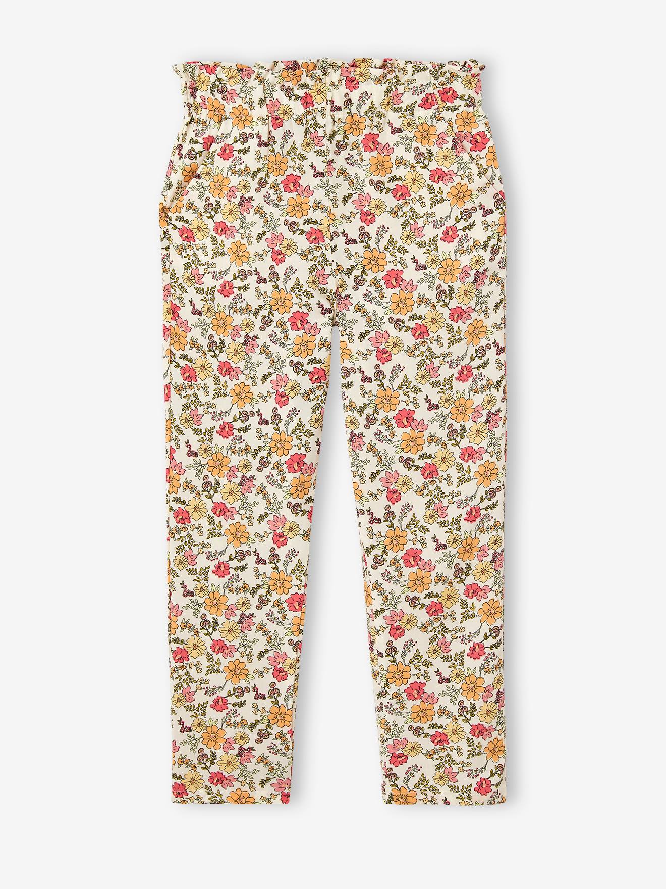 Vertbaudet Mädchen-Set: T-Shirt & Hose - wollweiß