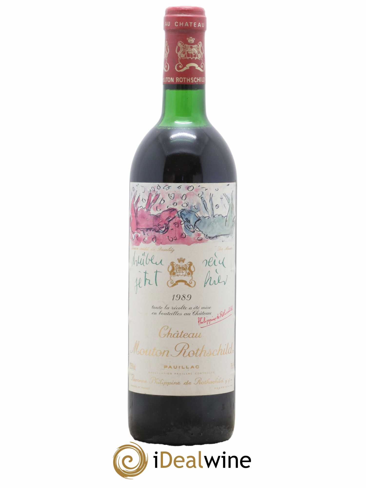 Château Mouton Rothschild 1er Grand Cru Classé  1989 - Lot de 1 Bouteille