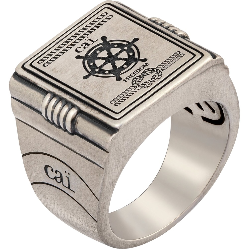 caï Bague pour hommes 925 Argent argent Bague