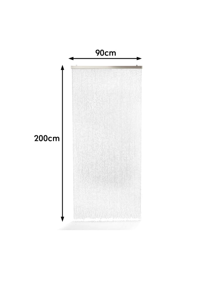 kobolo Vorhang CLEAR in Weiß günstig kaufen onesize