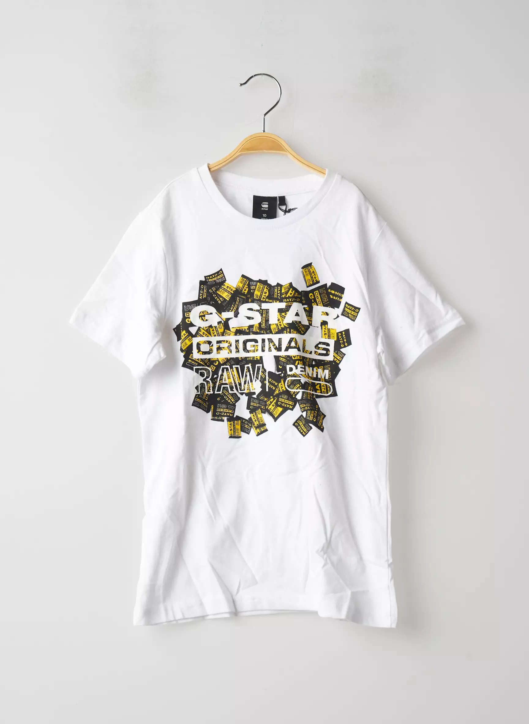 G Star Tshirts Garcon couleur blanc