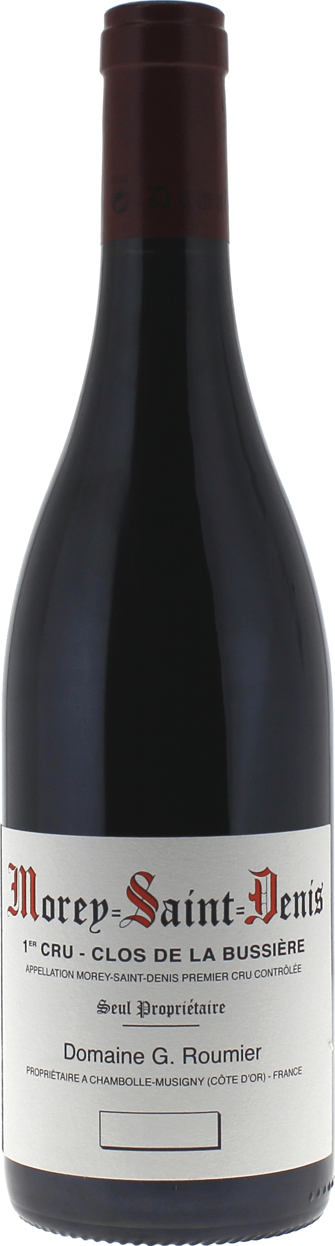 Morey saint denis 1er cru clos bussière 2009
