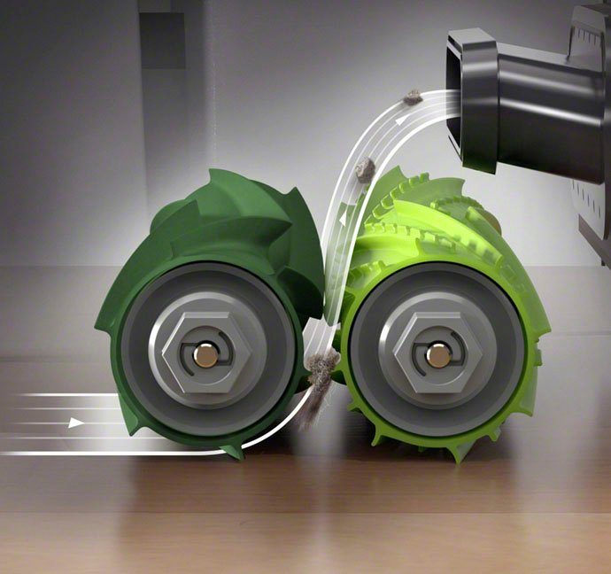 iRobot Saugroboter Roomba i7+ (i7558), mit Beutel, App-/Sprachsteuerung, Einzelraumkaritierung, Autom. Absaugstation