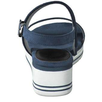 Marco Tozzi Earth Edition Sandale in blau