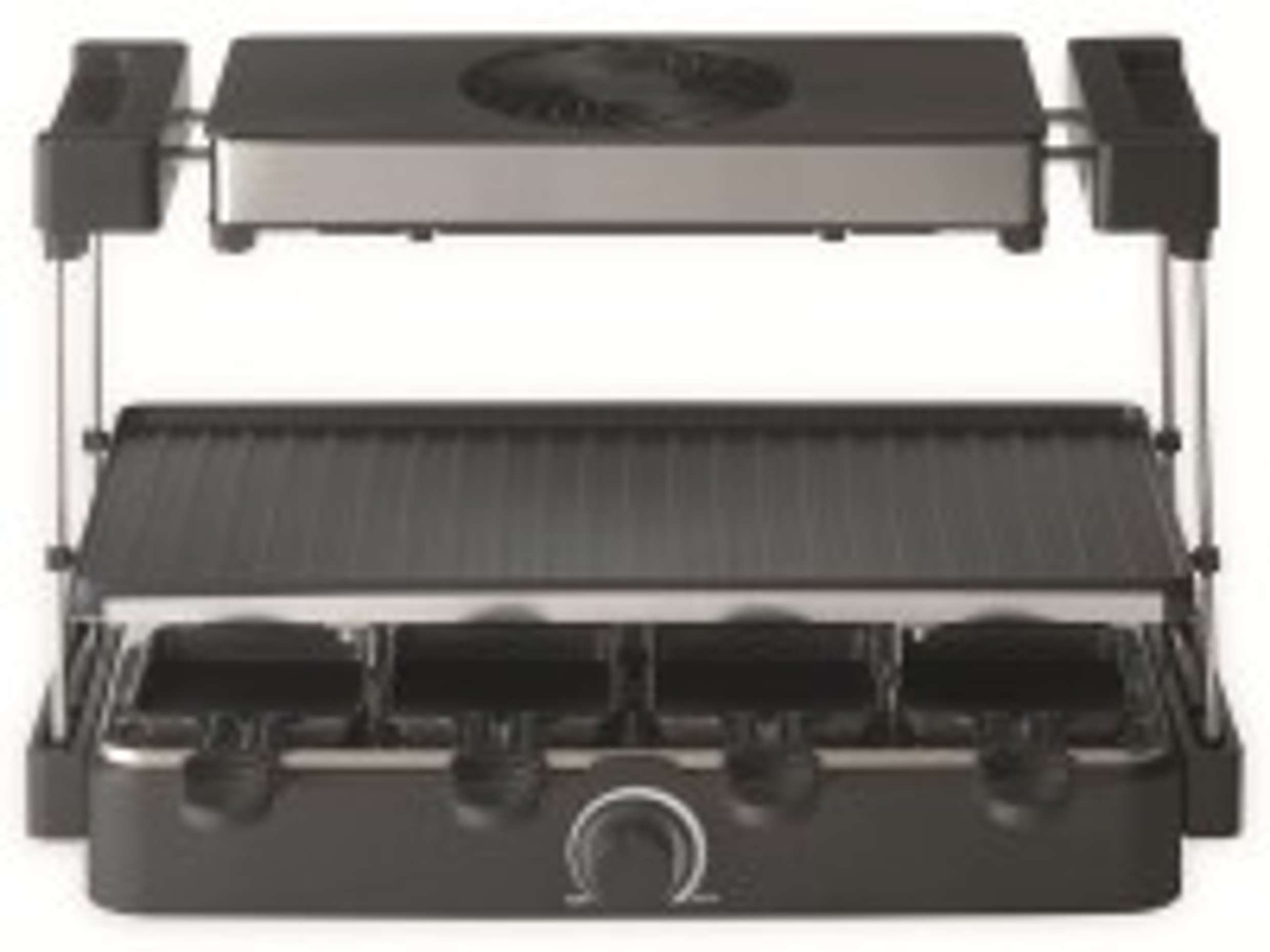 TREBS Tischgrill 15110, 1200 W, 4-im1-Kombigrill mit Dunstabzugshaube
