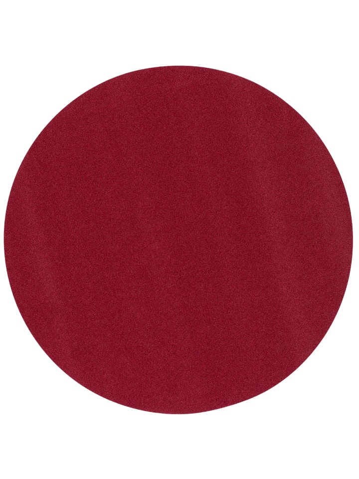 Snapstyle Luxus Designer Kunstrasen Miami Rund in Rot günstig kaufen 133 x 133 cm