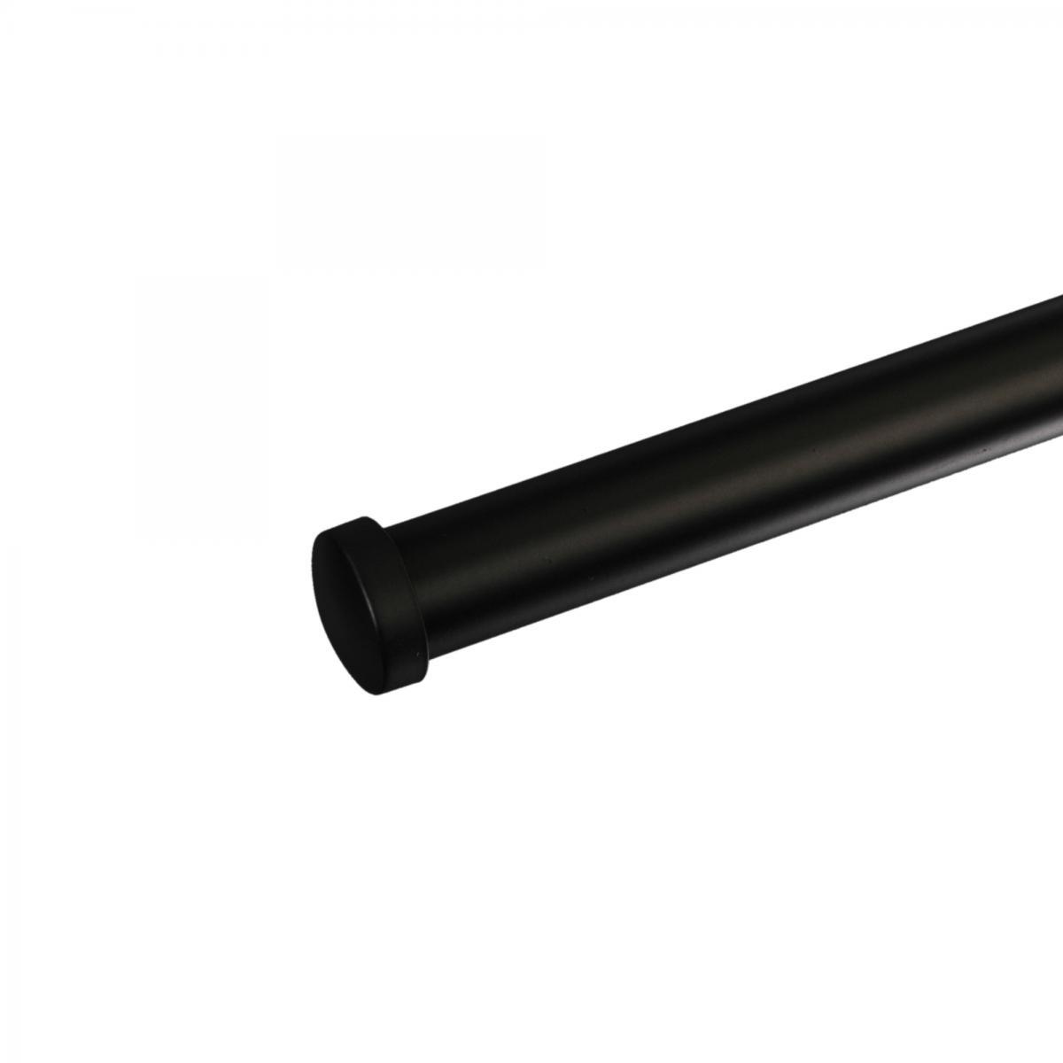 Bella Casa Endkappe für Gardinenstangen ø 20 mm, schwarz, 2 Stück