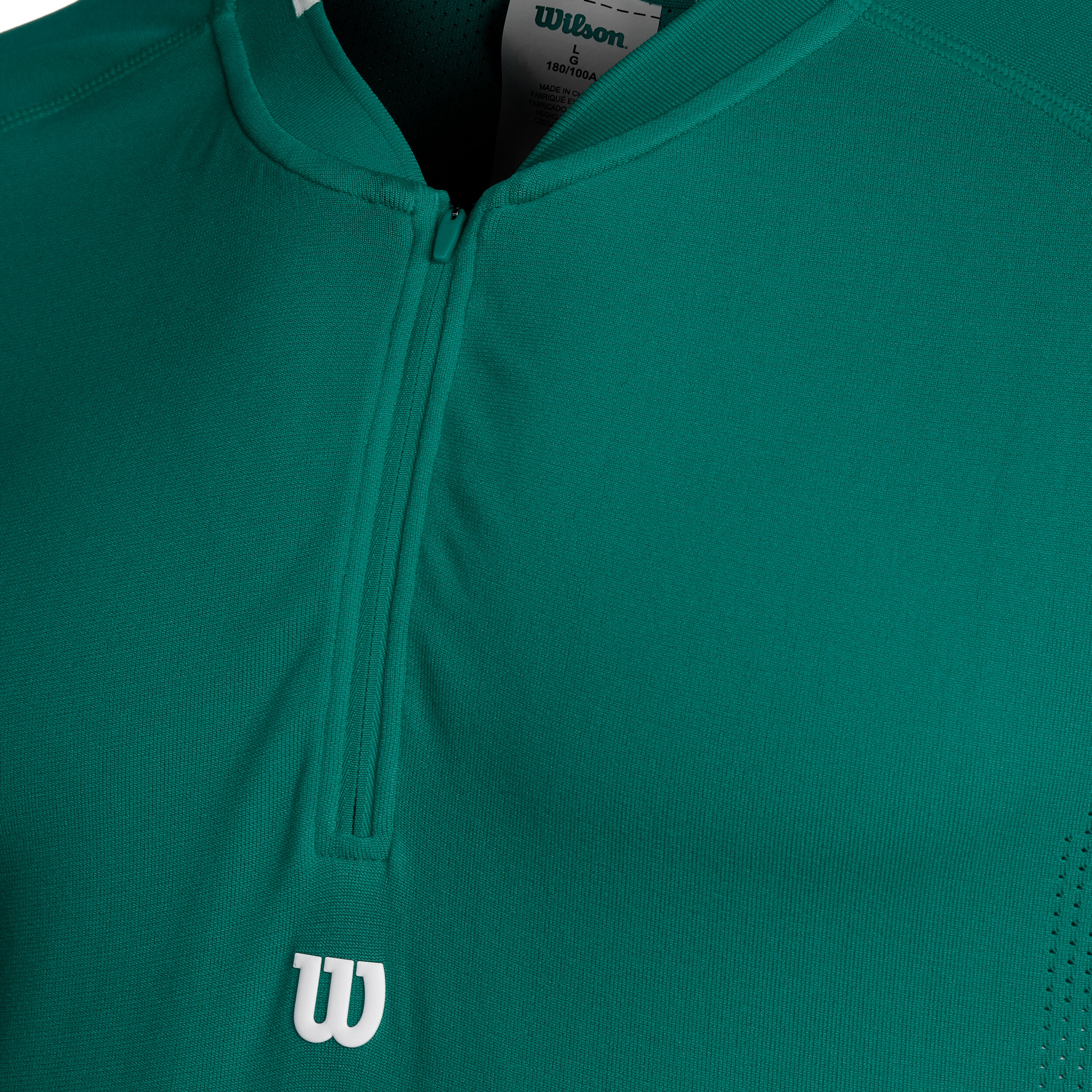 Players Seamless Zip Henley 2.0 T-Shirt Herren - Grün