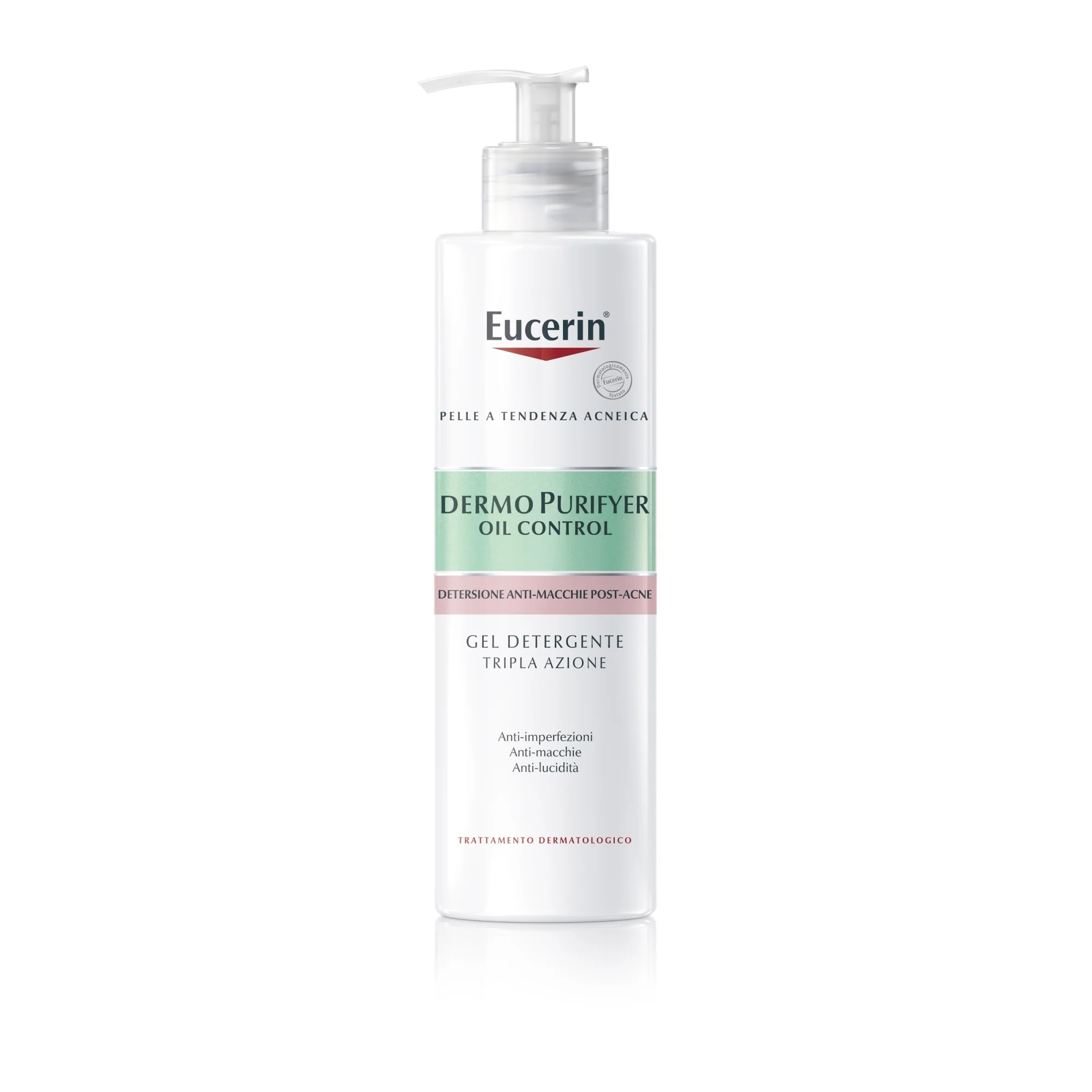 Gel de curățare cu acțiune triplă DermoPurifyer Sebum Control - Gel de curățare facială