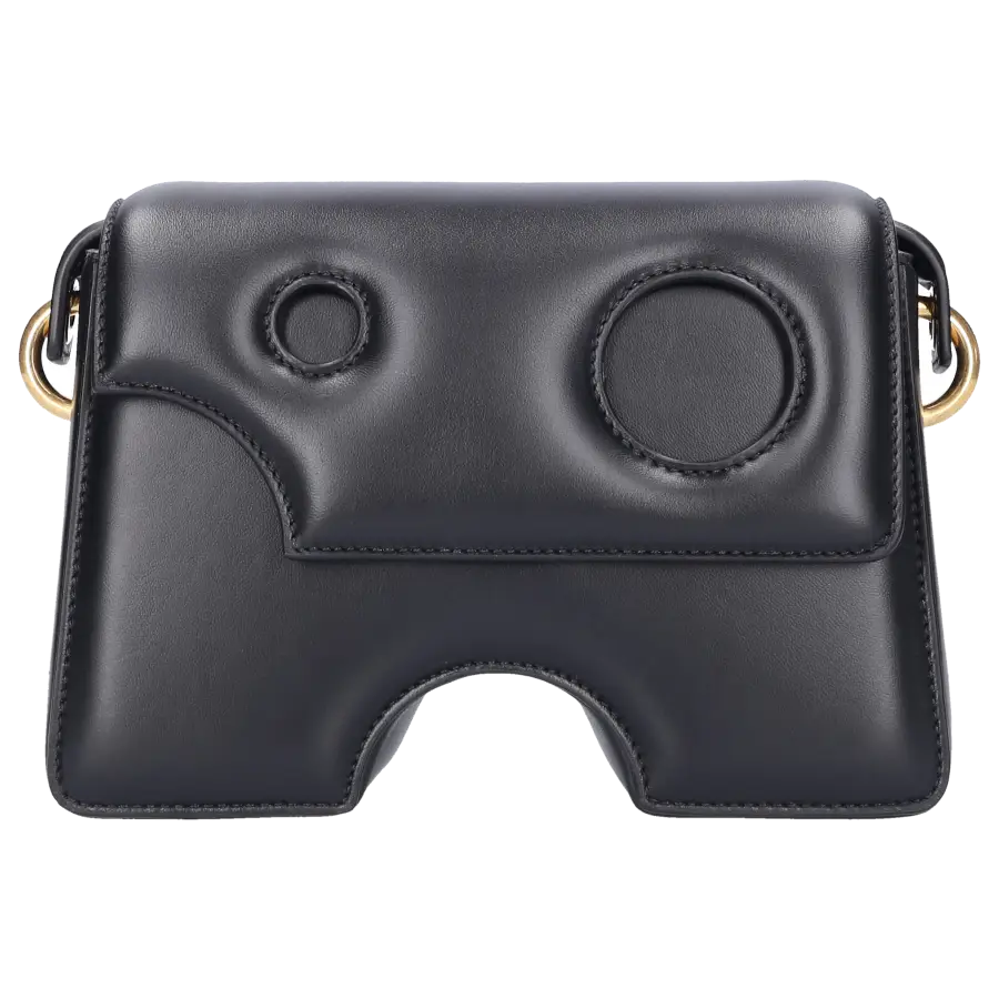 Off-White - Crossbody BURROW 22 Kalbsleder - schwarz