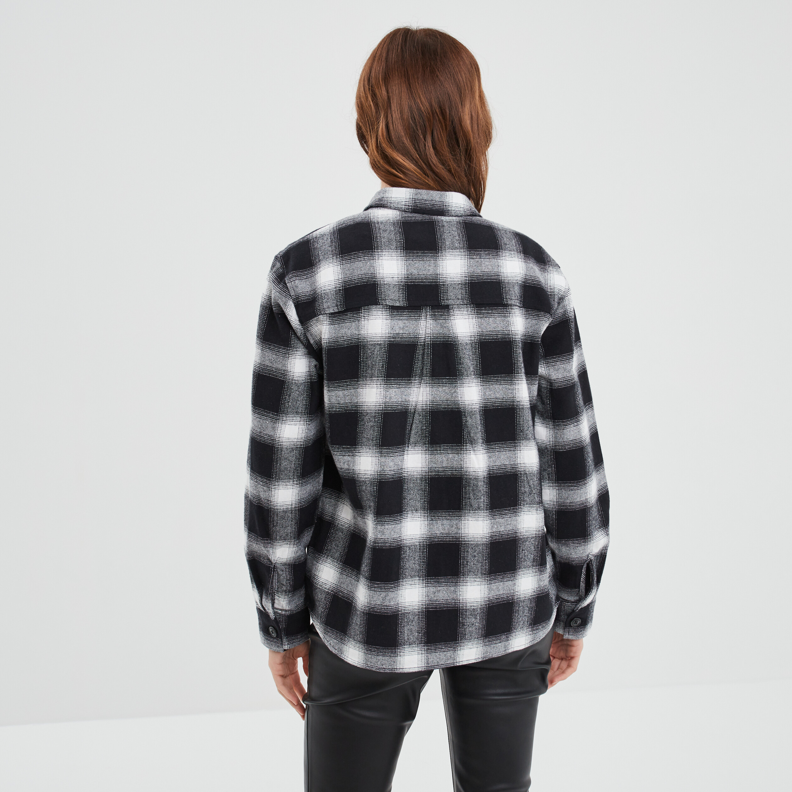 Surchemise overzise coton ecru femme | La Halle