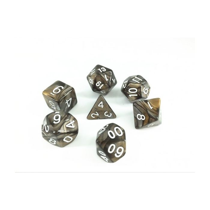 (Gold+silver) Blend color dice set
