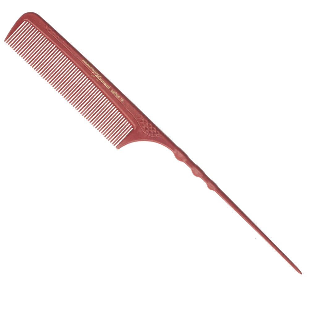 Hercules Sägemann Carbon Kamm HS C16 Rot 9 Zoll