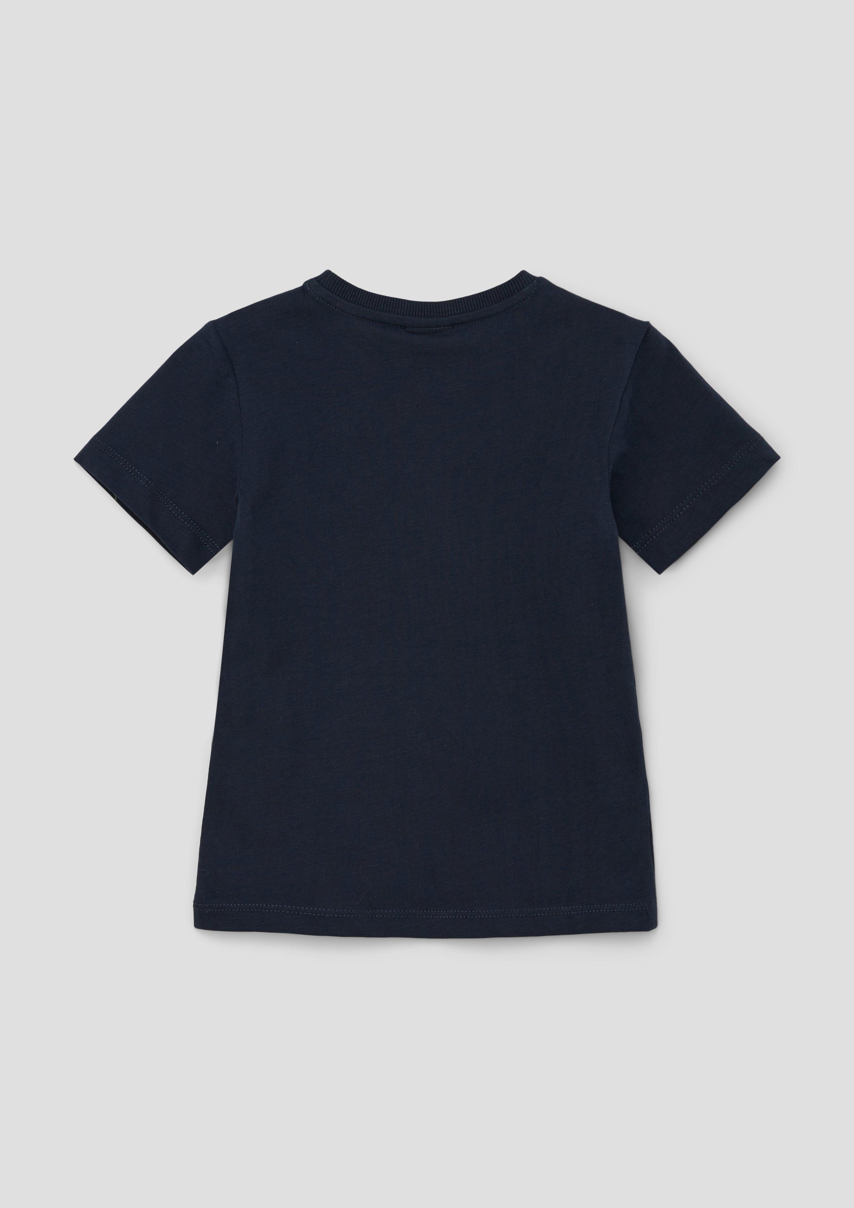 T-Shirt mit gummiertem Print  2140422-5952