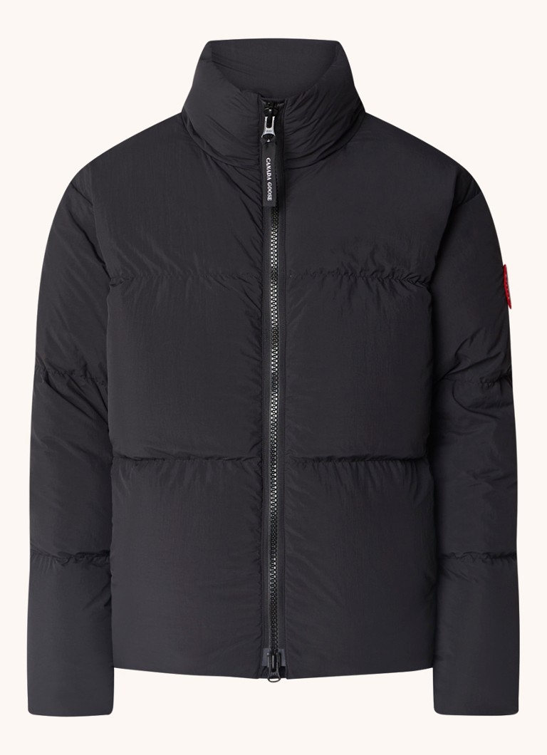 Doudoune Canada Goose Lawrence avec garnissage en duvet et logo