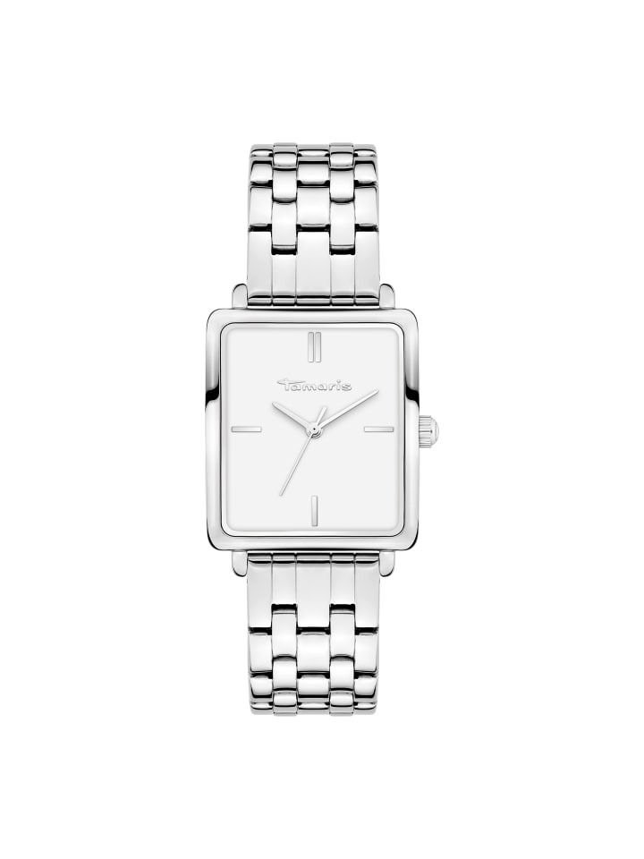Tamaris Armbanduhr in silber-weiß günstig kaufen onesize