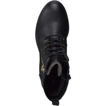 Mustang Schnürstiefelette in schwarz