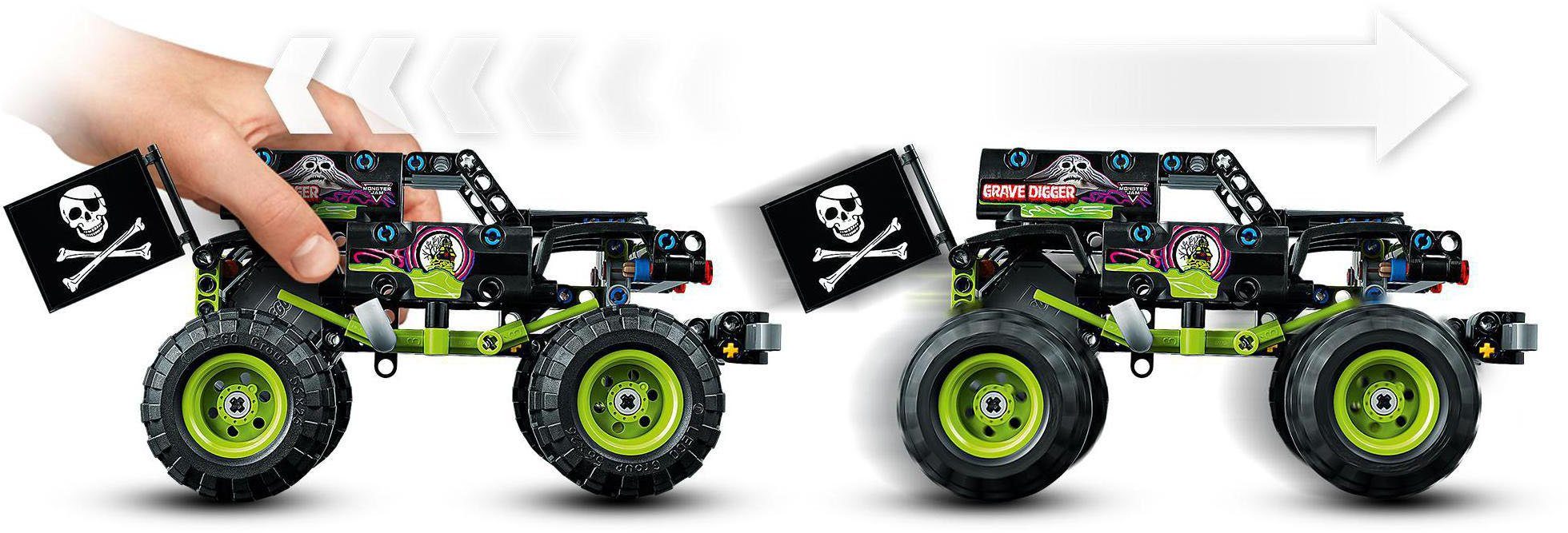 LEGO® Konstruktionsspielsteine Monster Jam® Grave Digger® (42118), LEGO® Technic, (212 St), Made in Europe