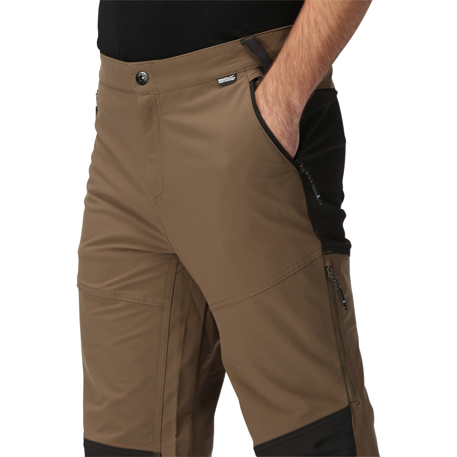 Regatta Herren Hose Questra V (schlamm)