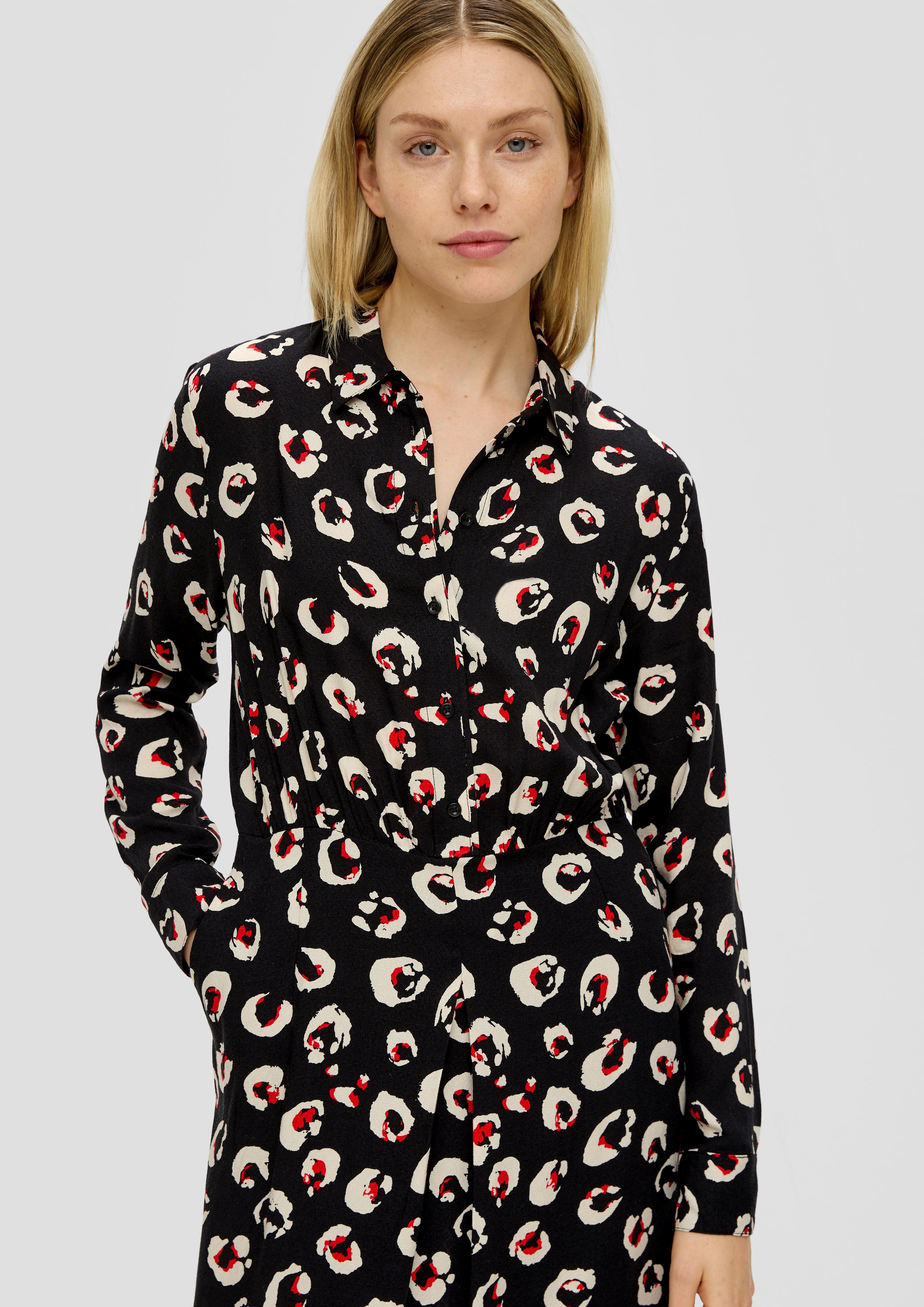 Hemdblusenkleid aus Viskose  2143037-99A1