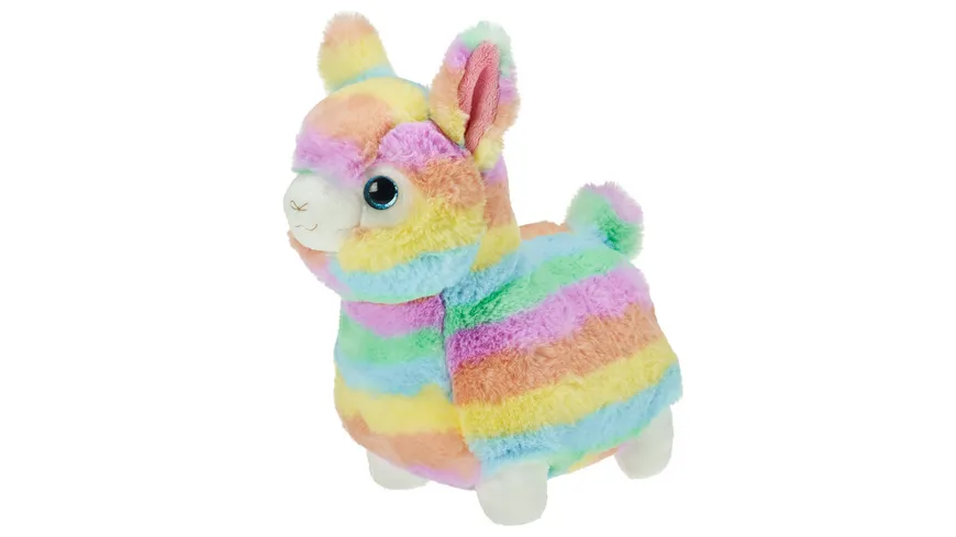 Müller – Toy Place – Plüschtier Alpaka Rainbow 26 cm