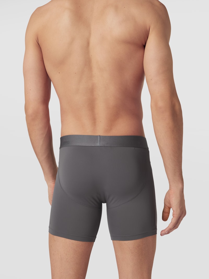Trunks mit Logo-Bund in anthrazit