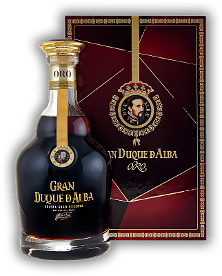 Gran Duque de Alba Oro Gran Duque de Alba Oro Ein exquisiter Brandy destilliert aus auserlesenen Weinen - den sog. Holandas. 0,7	 Liter - Vol 40%