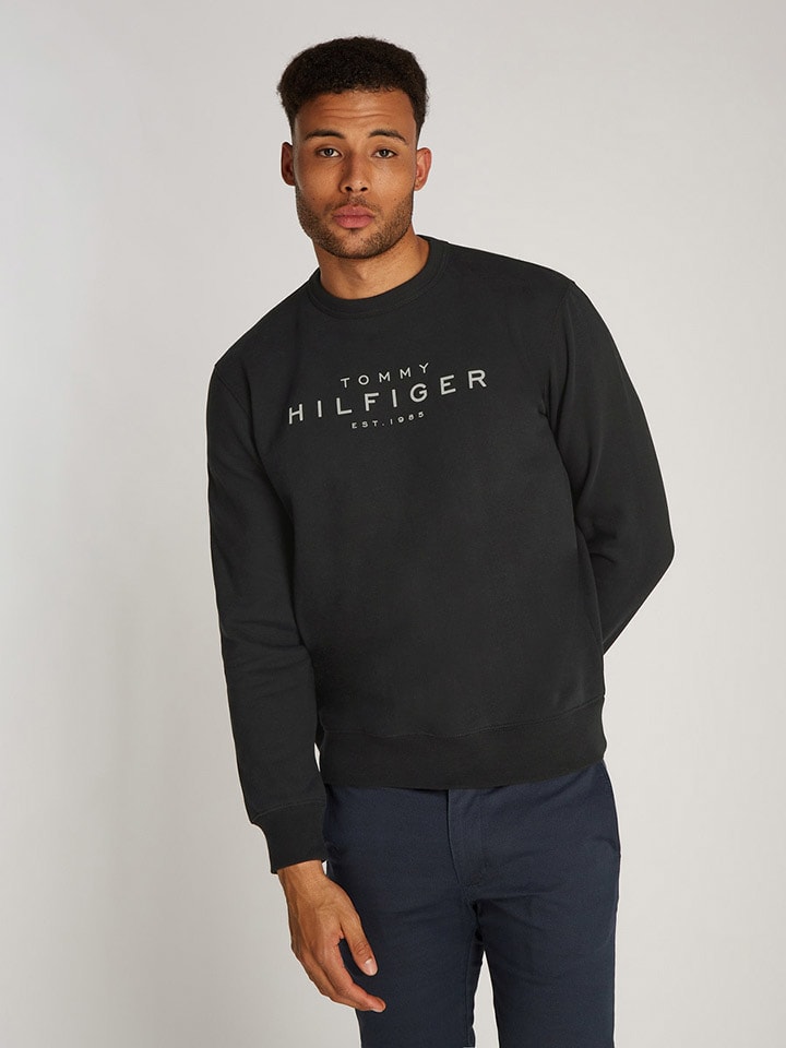 Tommy Hilfiger Sweatshirt in Schwarz günstig kaufen