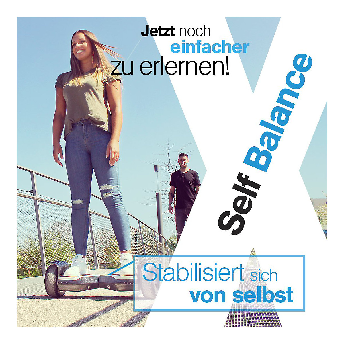 Kinder Elektrofahrzeuge E-Balance Hoverboard X2 Offroad - 700 W - 15,00 km/h - App