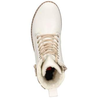 Rieker Schnürstiefelette in beige